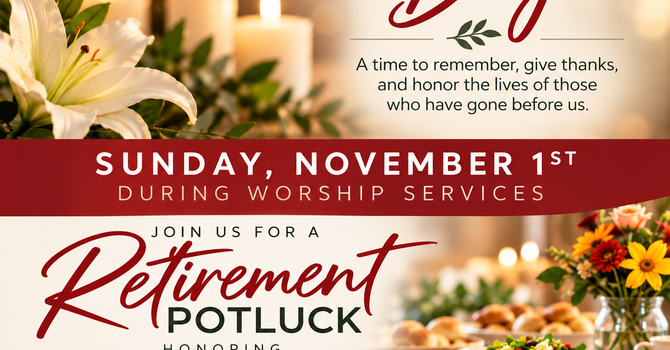 All Saints Day/Linda Brady retirement potluck
