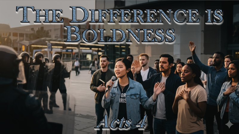 The Difference is Boldness