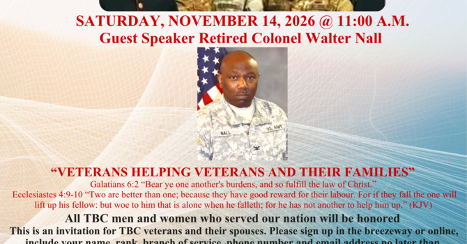 Veterans Appreciation Luncheon