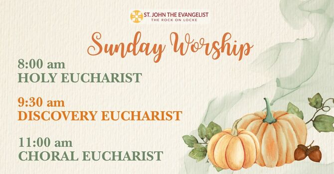Worship for the week of Sunday, October 11, 2026