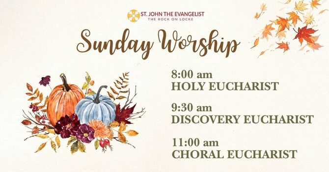 Worship for the week of Sunday, October 18, 2026