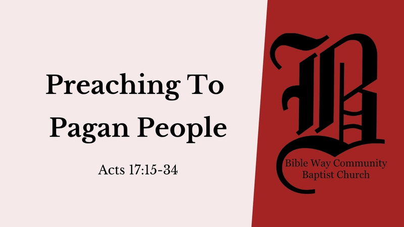 Preaching To Pagan People