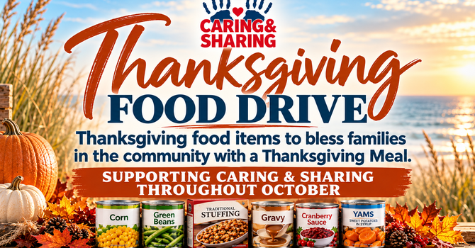 MISSION OF THE MONTH: SHARING AND CARING FOOD DRIVE image