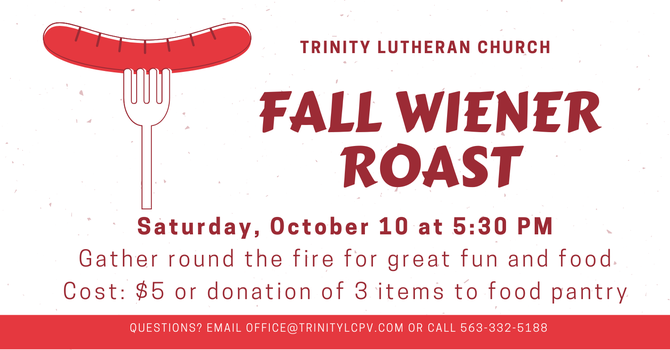 Fall Wiener Roast & Food Pantry Fundraiser