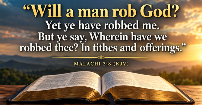 If you don’t tithe does that mean you’re robbing God? image