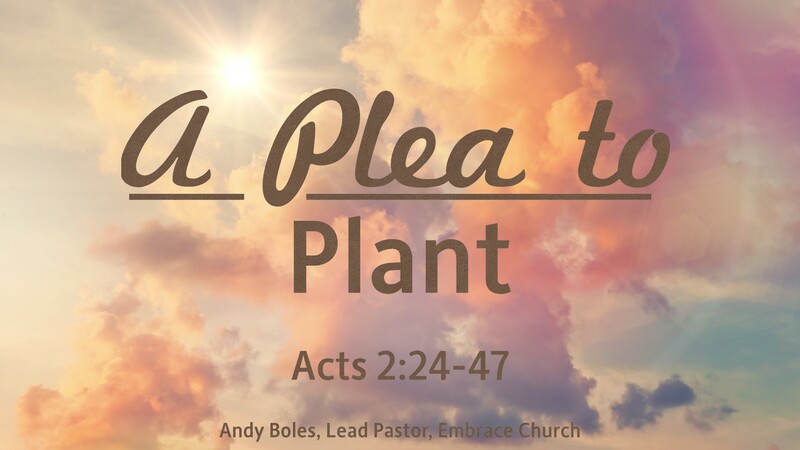 "A Plea to Plant"