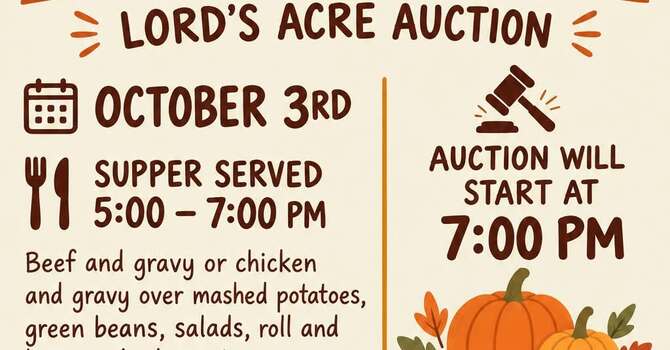 Lords acre supper