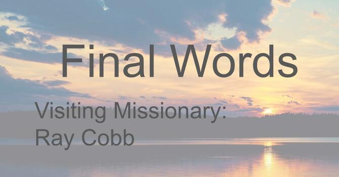 Final Words