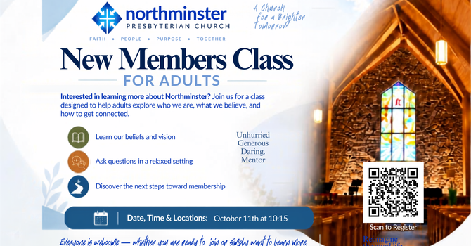 New Members Class
