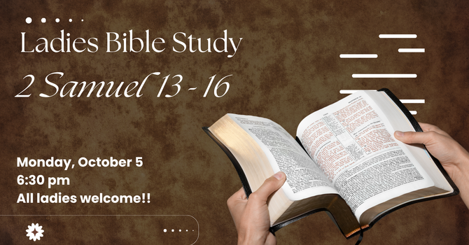 Ladies Bible Study