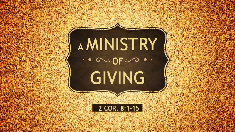 A Ministry of Giving