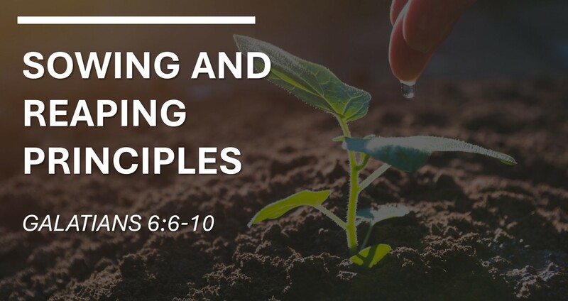 Sowing and Reaping Principles