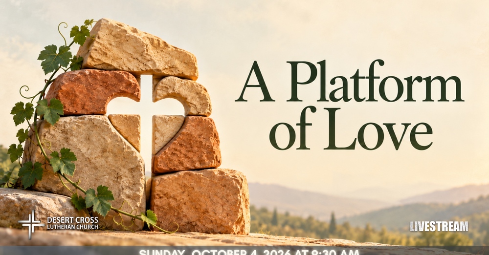 Desert Cross Online Worship -- October 4, 2026