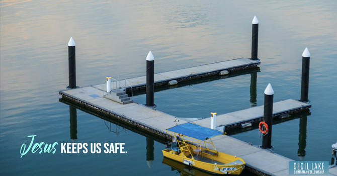 “HE KEEPS US SAFE” image