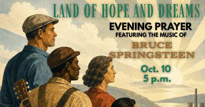 A Bruce Springsteen Evening Prayer Service on Oct 10 image