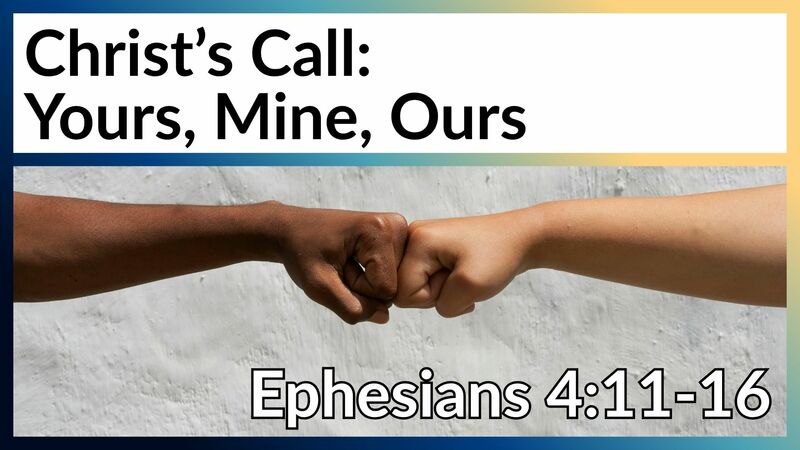Our Shared Calling