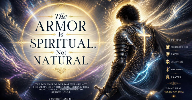 The Armor Is Spiritual, Not Natural image