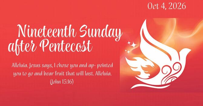 Nineteenth Sunday after Pentecost image