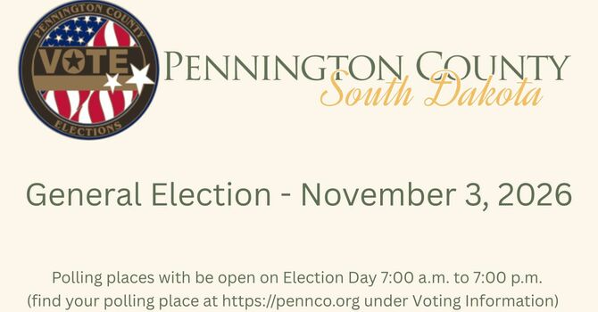 General Election - November 3, 2026