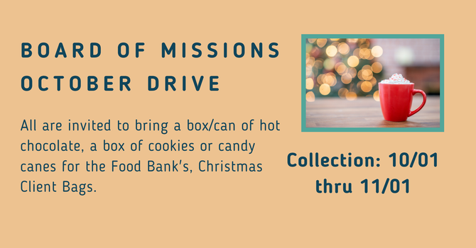 Mission's October Drive