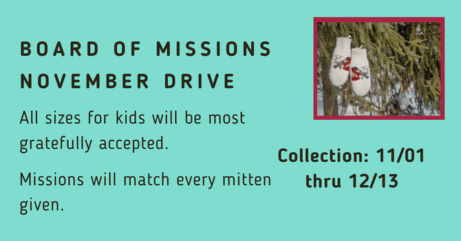 Mission's November Drive