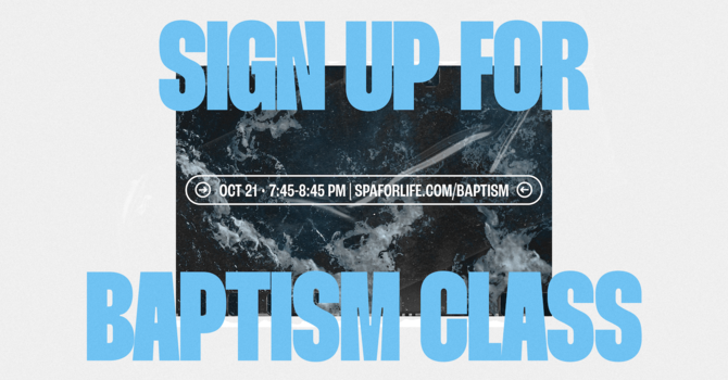 Baptism Class