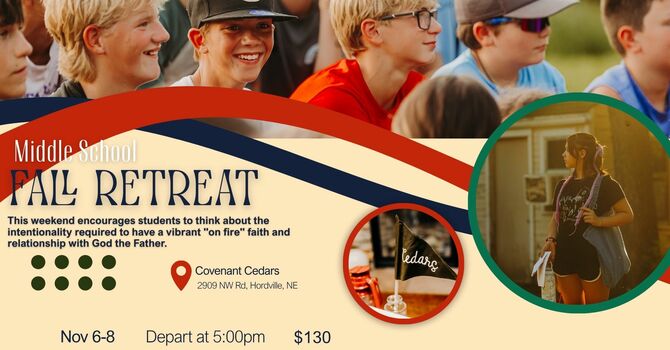 Middle School Fall Retreat