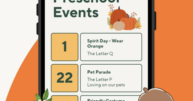 Gilbert Preschool Welcomes October!