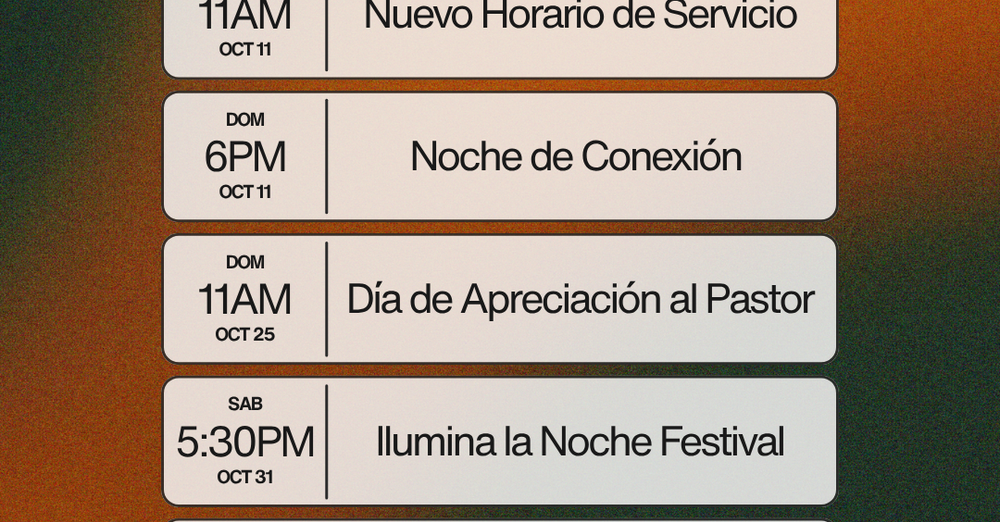 Eventos este Mes 