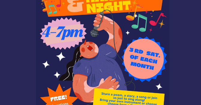 Open Mic and Karaoke Night Fall Hours 4 - 7 pm