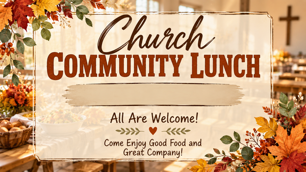 October Church Community Lunch 