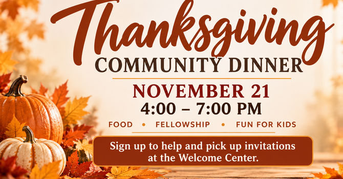 Community Thanksgiving Dinner