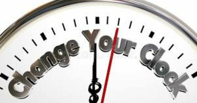 Set your clocks back before you go to bed!!!