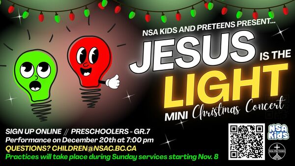 Jesus is the Light Christmas Concert