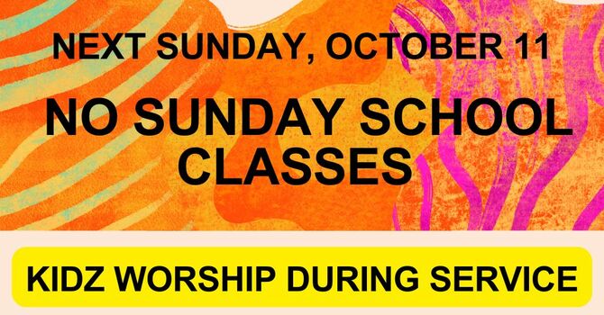 Next Sunday, October 11