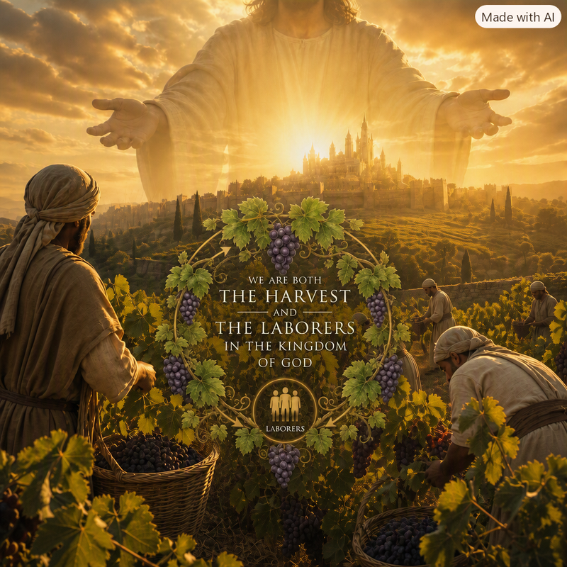We are both the harvest and the laborers in the kingdom!