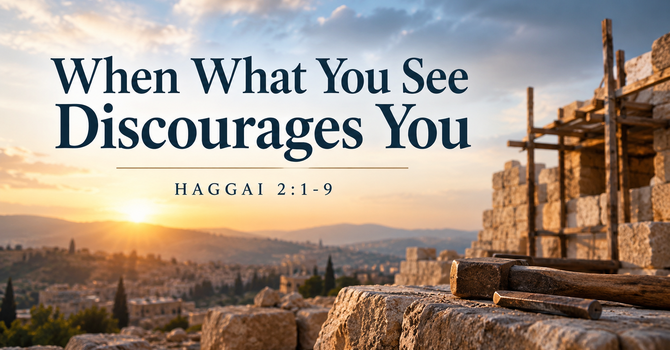  When What You See Discourages You