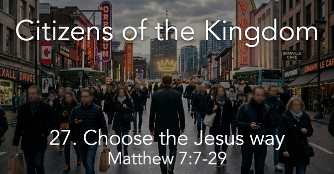 27. Choose the Jesus way