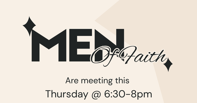Men of Faith Meeing