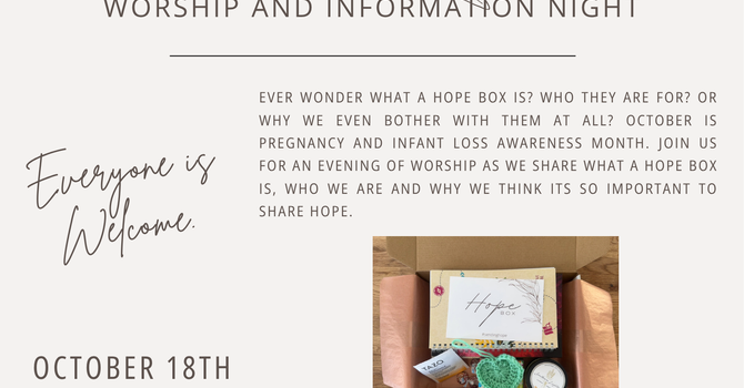 Hope Box Worship Night