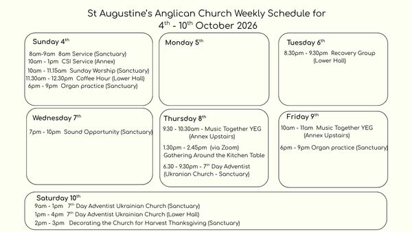 Church Calendar