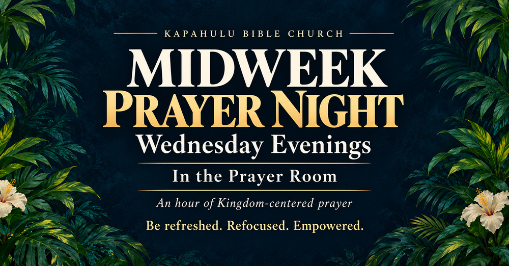 Wednesday Night Prayer