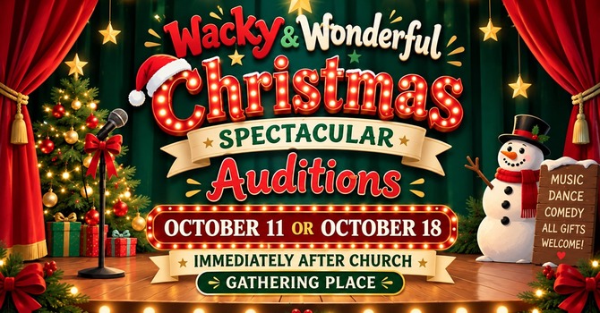 Wacky & Wonderful Christmas Spectacular Auditions