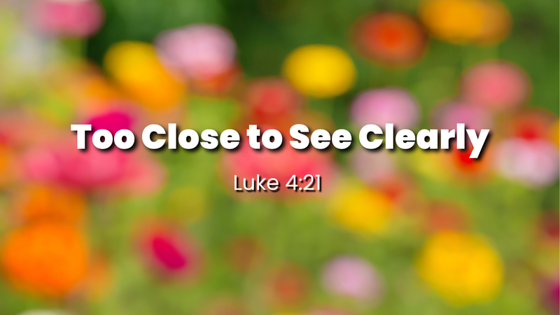 Too Close to See Clearly