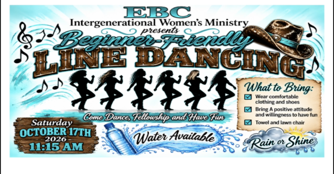 Intergenerational Women's Ministry - Line Dancing image