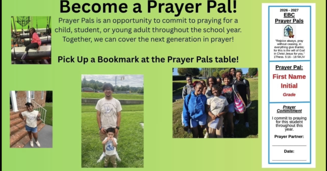 EBC Prayer Pals - Become a Prayer Pal image