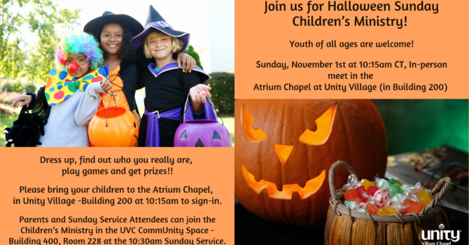 Join us for Halloween Sunday: Children’s Ministry