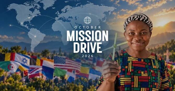 OCTOBER IS MISSION DRIVE MONTH! 