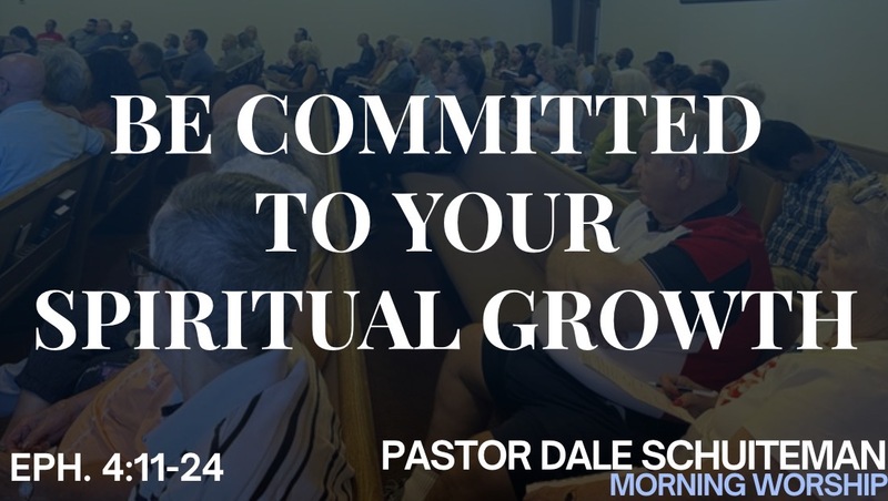Be Committed to Your Spiritual Growth