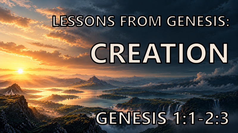 Lessons From Genesis: Creation